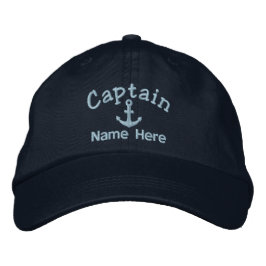 Kapitein van de boot gepersonaliseerd pet