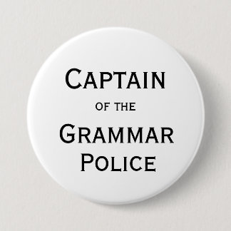 Kapitein van de Button van de politie van Grammar