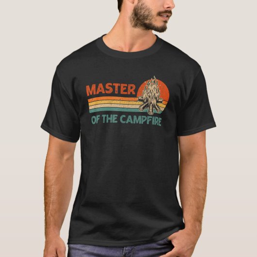 Kapitein van de campfire-rugzaklamp t-shirt (Voorkant)