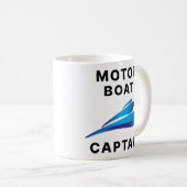 kapitein van de motorboot koffiemok (Voorkant rechts)