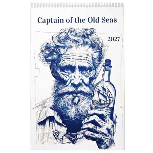 Kapitein van de Oude Zeeën Kalender (Hoes)