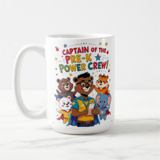 Kapitein van de Pre-K Power Crew Koffiemok