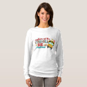 Kapitein van de Struggle Bus Lange Mouwen T-shirt (Voorkant volledig)