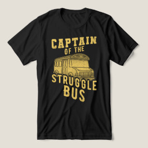 Kapitein van de Struggle Bus Tri-Blend Shirt