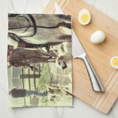 KAPITEIN VAN HET BEDRAG THEEDOEK (Quarter Fold)