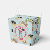 Kapitein van het Pirate Ship Verjaardagsfeest Bedankdoosjes (Voorkant Zijde)