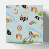 Kapitein van het Pirate Ship Verjaardagsfeest Bedankdoosjes (Bovenkant)