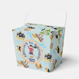 Kapitein van het Pirate Ship Verjaardagsfeest Bedankdoosjes