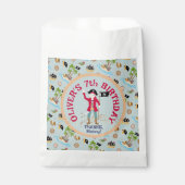 Kapitein van het Pirate Ship Verjaardagsfeest Bedankzakje (Voorkant)