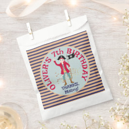 Kapitein van het Pirate Ship Verjaardagsfeest Bedankzakje