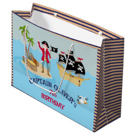 Kapitein van het Pirate Ship Verjaardagsfeest Groot Cadeauzakje