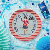 Kapitein van het Pirate Ship Verjaardagsfeest Papieren Bordje (Feest)