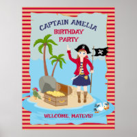 Kapitein van het Pirate Ship Verjaardagsfeest