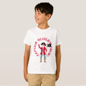 Kapitein van het Pirate Ship Verjaardagsfeest T-shirt (Voorkant volledig)