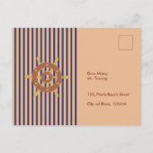 Kapitein van het Pirate Ship Verjaardagsfeest Uitnodiging Briefkaart (Achterkant)