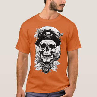 Kapitein van het piratenschip t-shirt
