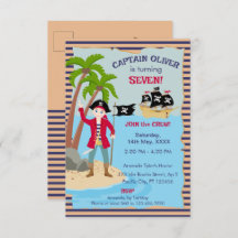 Kapitein van het Piratenschip Verjaardagsfeestje