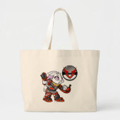 Kapitein van het Ruimtestation van virtupets 1 Grote Tote Bag (Voorkant)