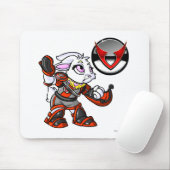 Kapitein van het Ruimtestation van virtupets 1 Muismat (Met muis)