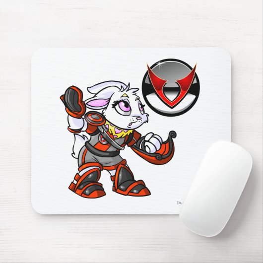 Kapitein van het Ruimtestation van virtupets 1 Muismat (Met muis)