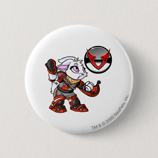 Kapitein van het Ruimtestation van virtupets 1 Ronde Button 5,7 Cm (Voorkant)