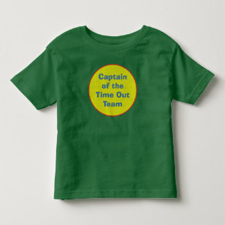 Kapitein van het Time Out Team Kinder Shirts