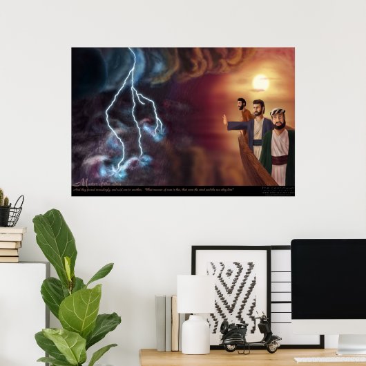 Kapitein van het Zee Poster (Thuiskantoor)