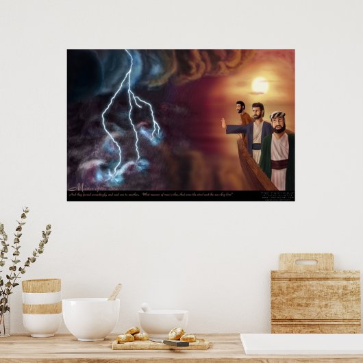 Kapitein van het Zee Poster (Keuken)