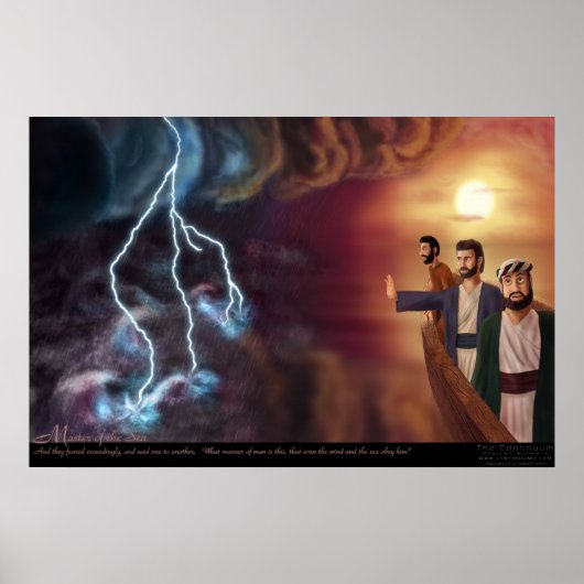 Kapitein van het Zee Poster (Voorkant)