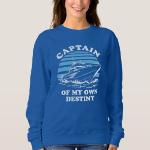 Kapitein van mijn eigen lot Offerte boot Trui