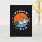 Kapitein van motorboot met speedboot kaart (Gele Bloem)