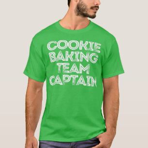 Kapitein van Sarcastic Funny Gezegde Cookie Baking T-shirt