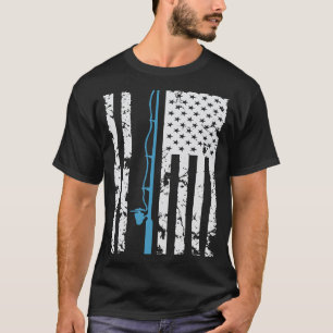 Kapitein van vissersboot mannen vader t-shirt