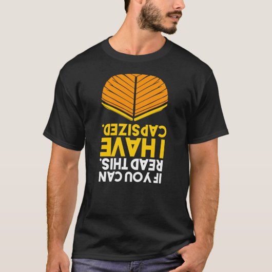 Kapitein van zeilboten lezen dit ik heb gekaapt t-shirt (Voorkant)