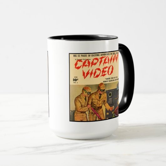 Kapitein Video Mok (Voorkant rechts)