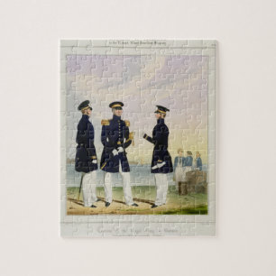 Kapitein, Vlaggenofficier en gezagvoerder (kleding Legpuzzel