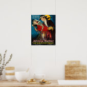 Kapitein Vlieg ~ bij nacht ~ 1922 Poster (Keuken)