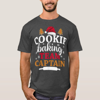 Kapitein voor het bakken van het koffiebakteam van t-shirt