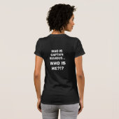 Kapitein Vrouw T-shirt (Achterkant volledig)