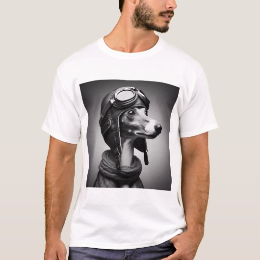 Kapitein Whippet T-shirt (Voorkant)
