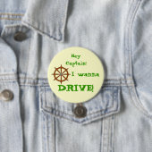 Kapitein Yellow Ronde Button 7,6 Cm (In situ)