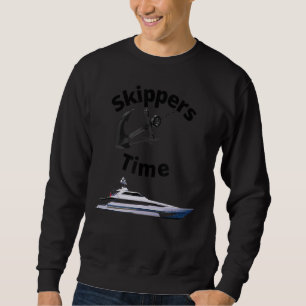 Kapitein Zeilboot Anchor Boat Skipper Trui