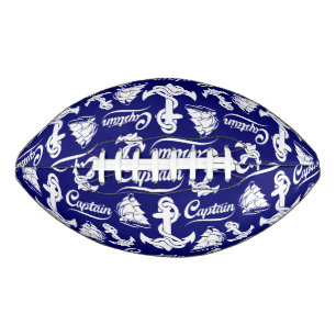 Kapitein Zeilboot Anker Scheepvaart Design American Football