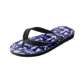 Kapitein Zeilboot Anker Scheepvaart Design Kinder Teenslippers (Schuin)