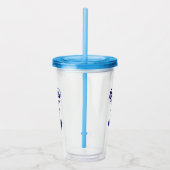Kapitein Zeilboot Anker Zeevaart Design Acryl Drinkbeker (Rechts)