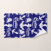 Kapitein Zeilboot Anker Zeevaart Design Bad Handdoek (Handdoek)