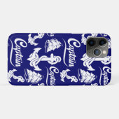 Kapitein Zeilboot Anker Zeevaart Design Case-Mate iPhone Case (Achterkant (horizontaal))