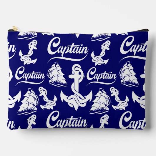 Kapitein Zeilboot Anker Zeevaart Design Etui (Voorkant)