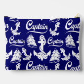 Kapitein Zeilboot Anker Zeevaart Design Etui (Achterkant)