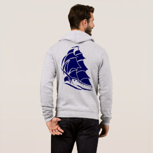 Kapitein Zeilboot Anker Zeevaart Design Hoodie